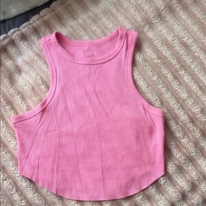 Wild Fable Pink Ribbed Tank Top